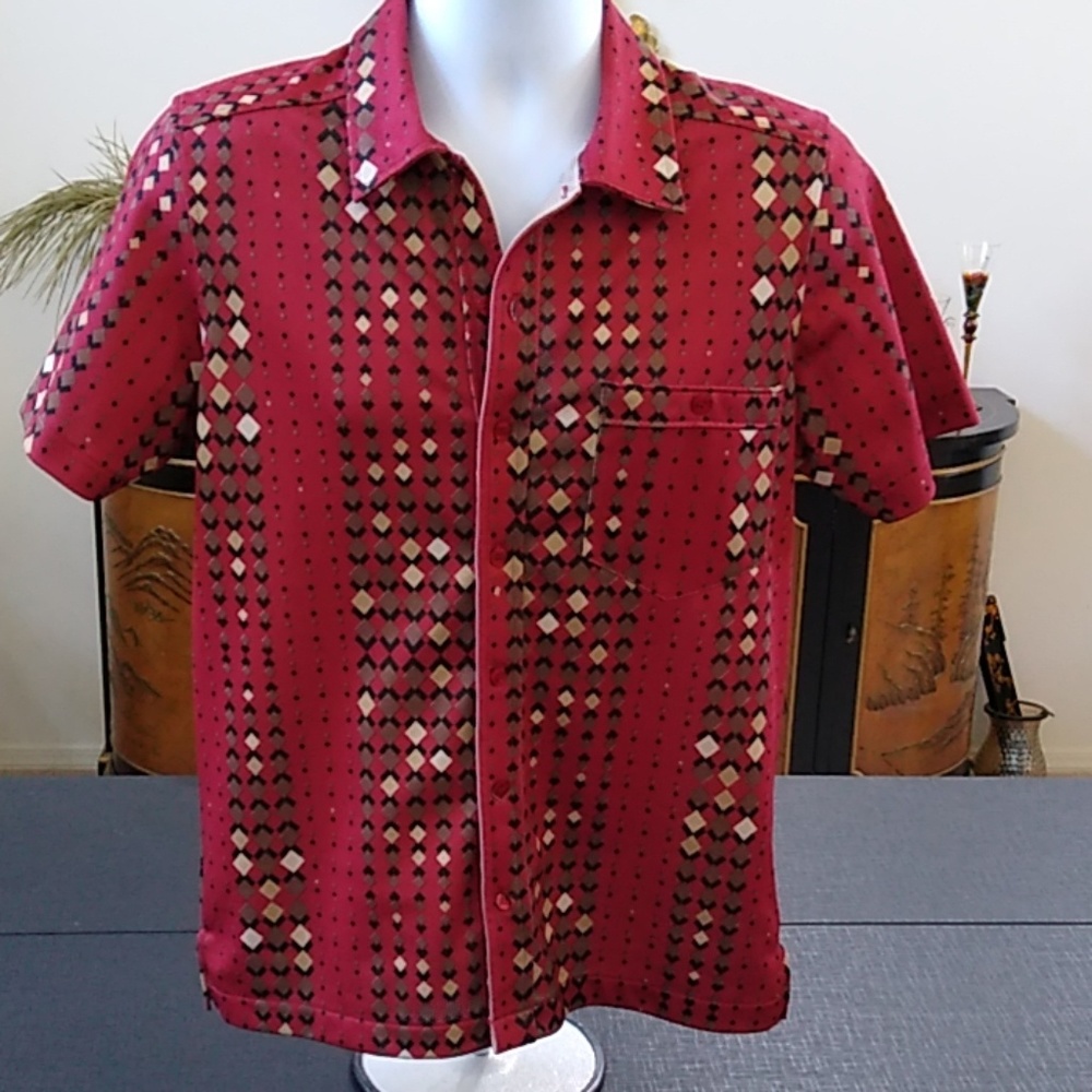 Short sleeve retro Kenneth Cole